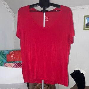 a new day Women's Vibrant Red Short Sleeve Tee